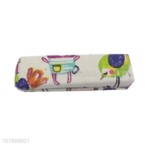 Most popular cartoon printing canvas stationery pencil bag for sale