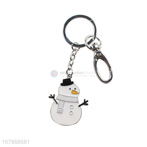 Cute Snowman Keychain Fashion Key Chain Rings