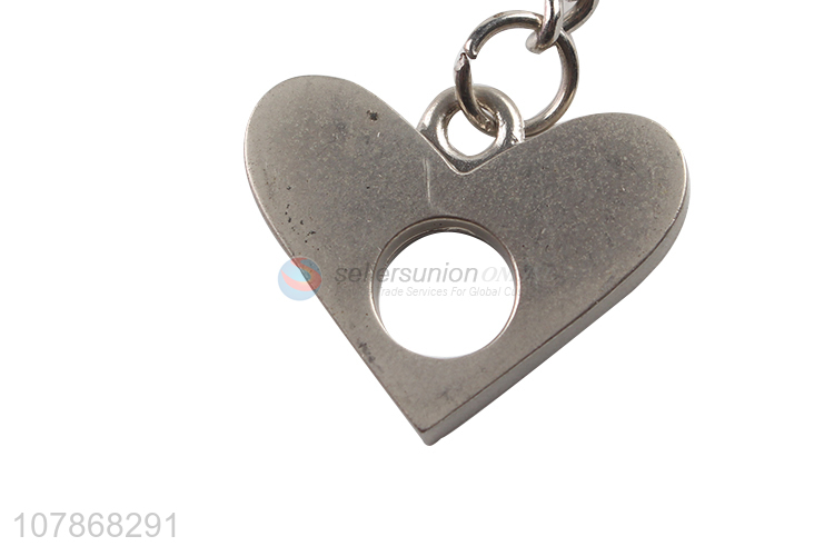 Best Selling Alloy Heart Shape Pendant Keychain