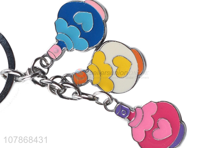 Custom Design Keychain Colorful Alloy Key Ring