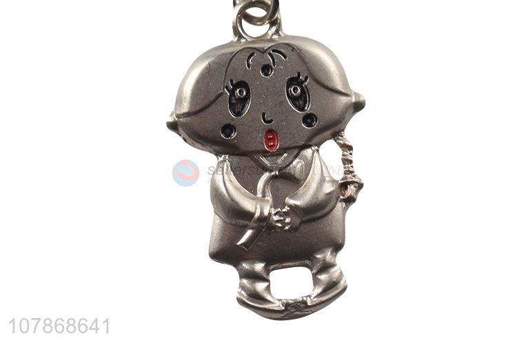 Creative Design Cartoon Alloy Pendant Keychain For Sale