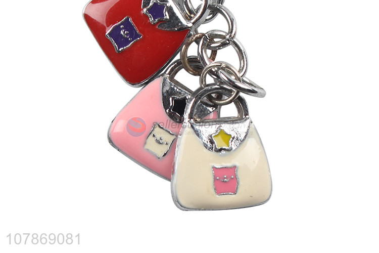 Good Sale Fashion Handbag Keychain Ladies Key Ring