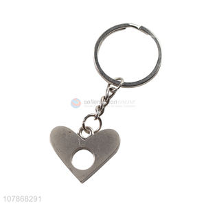 Best Selling Alloy Heart Shape Pendant Keychain