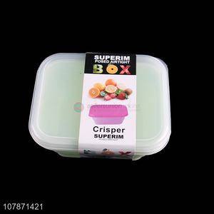 China supplier 3 pieces food grade plastic food crisper preservation box