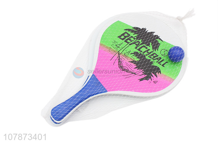 New style fashion durable wooden beach ball rackets for sports