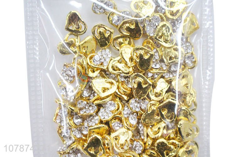 Factory wholesale golden love nail nail stickers DIY decoration