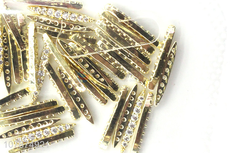 Yiwu Direct Selling Golden Mini DIY Nail Sticker Rhinestone