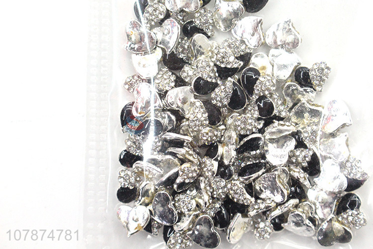 New design silver love nail nail stickers DIY decorative accessories