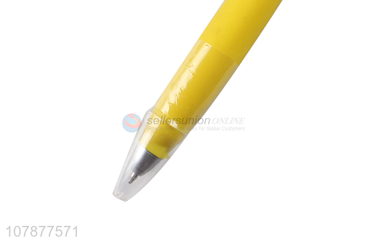 Factory direct sale yellow creative writing pen for students