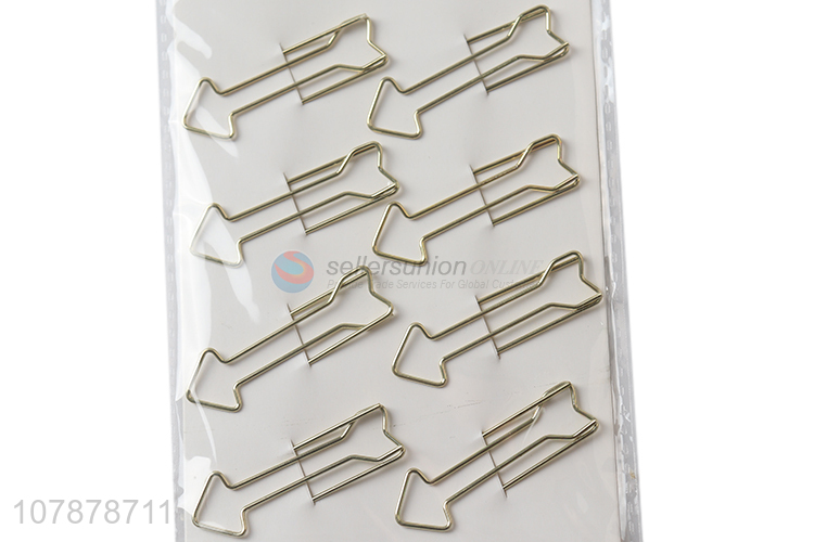 China supplier office school stationery arrow shape paper clips