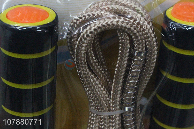 New product comfort grip skipping rope training jump rope