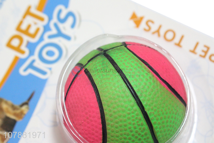 Hot Sale Colorful Ball Pet Toys Cute Dog Toy Ball