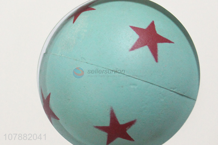 Hot Sale Star Pattern Rubber Ball Pet Toy Dog Toy Ball