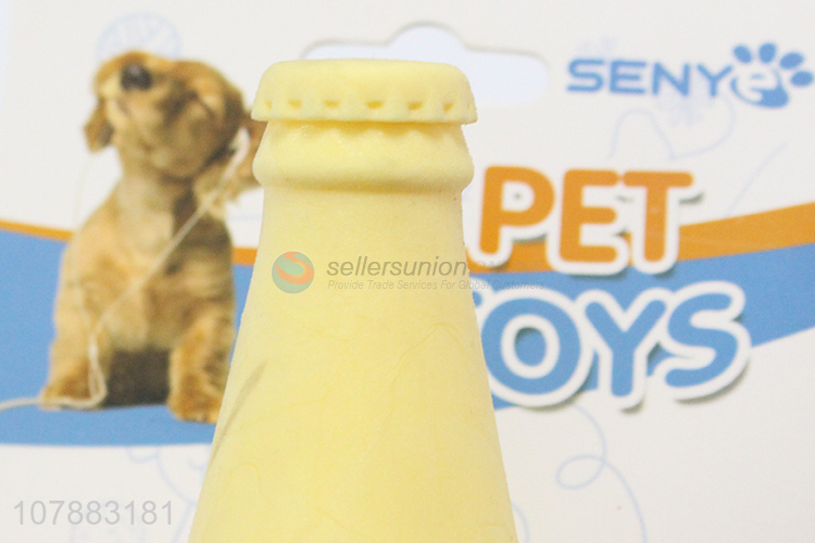 Best Quality Drink Bottle Shape Pet Chew Toy Interactive Dog Toys