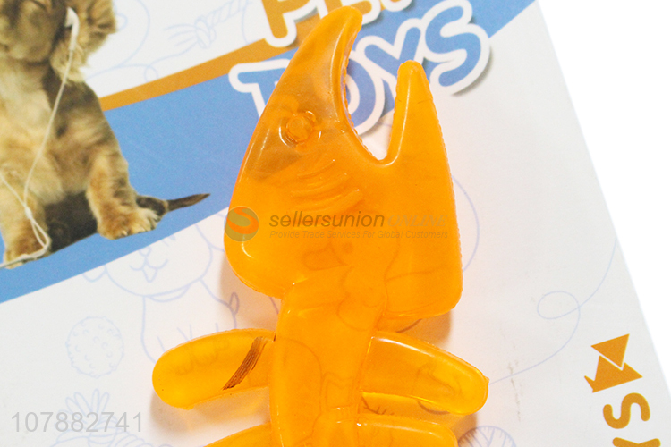 Best Sale TPR Fishbone Dog Chew Toy Interactive Pet Toy