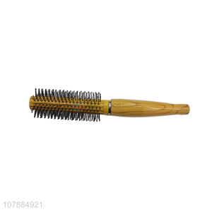 Wholesale professional barber curling comb with wooden handle