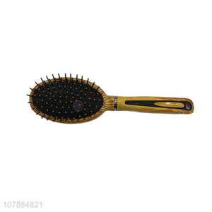 New arrival anti-hair loss wooden airbag paddle brush