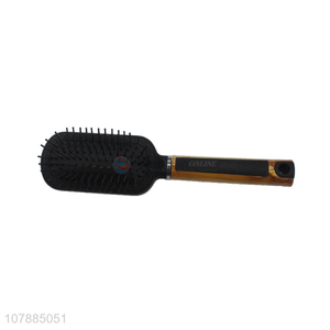 Hot selling anti-hair loss airbag comb with wooden handle