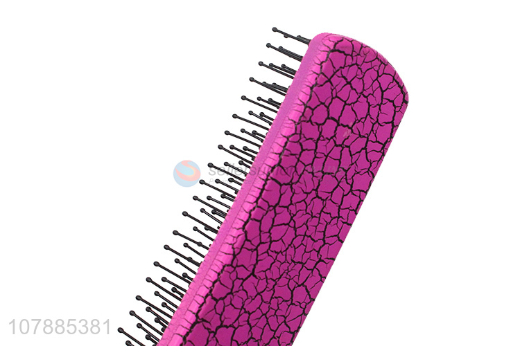 Good quality anti-knotting plastic comb with flexible bristle