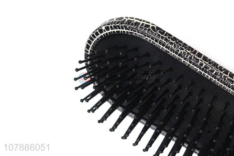 Good quality lady paddle brush crackle air cushion comb