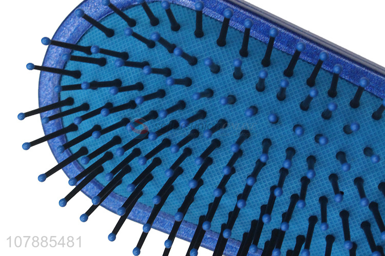 Custom logo anti-knotting airbag comb with nylon bristle