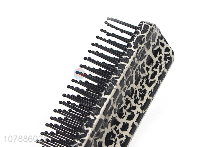 China supplier crackle pattern healthful waterproof plastic comb