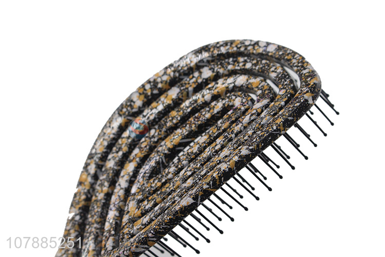 New arrival hollow scalp massage comb with flexible bristle