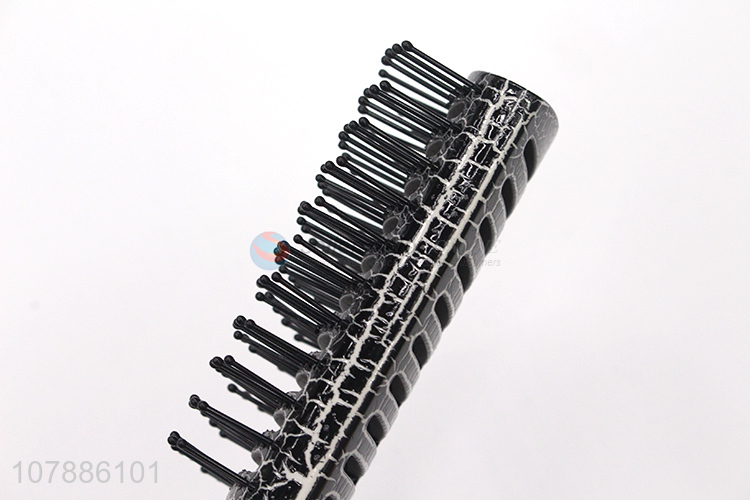 Wholesale novelty crackle pattern plastic hairdressing spareribs comb