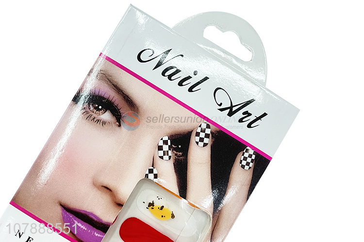 New arrival fashion temperament metallic foil nail polish strips