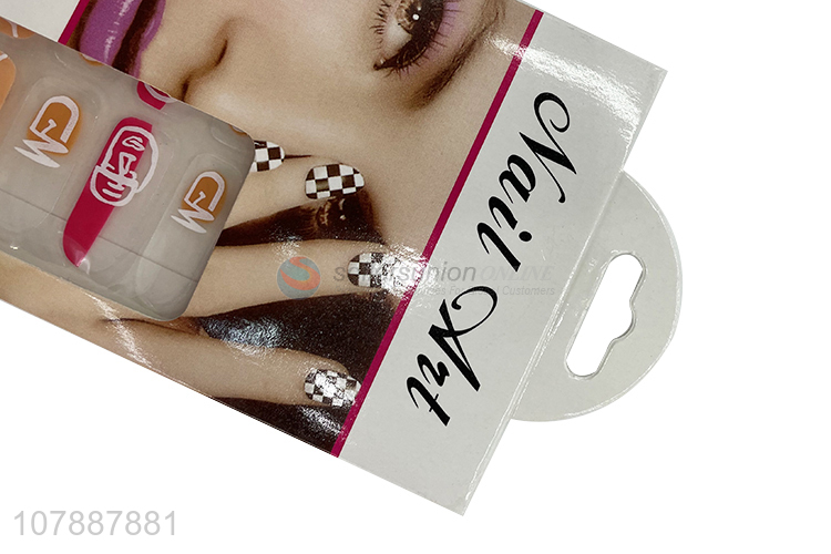 Latest arrival creative fingernail wraps painted nail decal wholesale