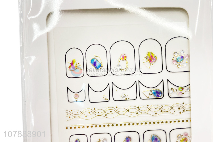 Popular Mini Jewel Nail Art Stickers Art Decoration Decals