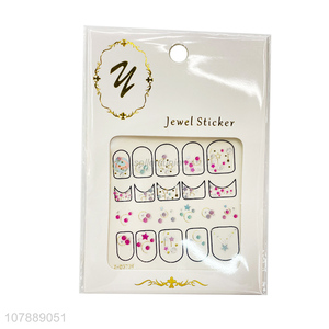 Factory Direct Sale Fashion Jewel Nail Sticker Ladies Nail Decals