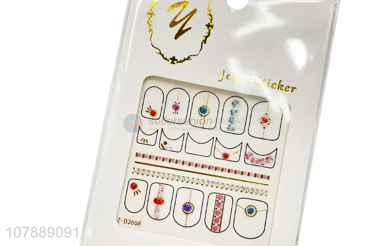 Fashion Style Fancy Jewel Nail Decoration Nail Stickers