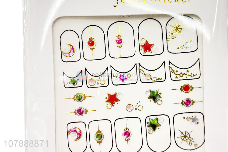 Hot Sale Beautiful Nail Decals Jewel Nail Art Sticker