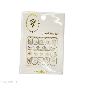 Wholesale Creative Design Jewel Nail Stickers Adhesive Nail Decals