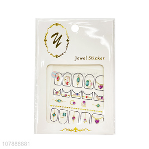 Fashion Jewel Nail Stickers Nail Art Decoration Decals