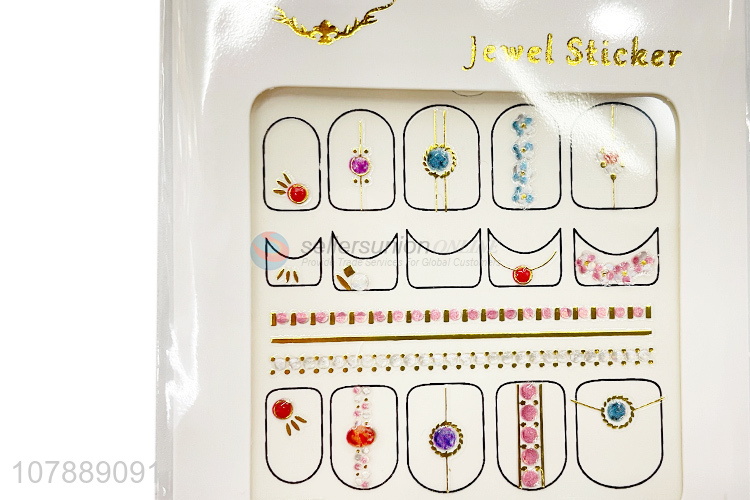 Fashion Style Fancy Jewel Nail Decoration Nail Stickers