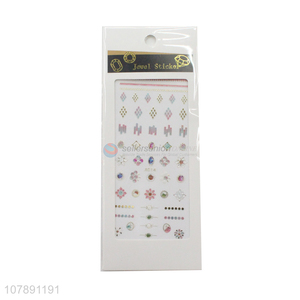 Factory wholesale multicolor mini nail art decoration stickers set