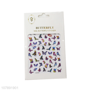 Cheap price long lasting nail butterfly stickers for decoration