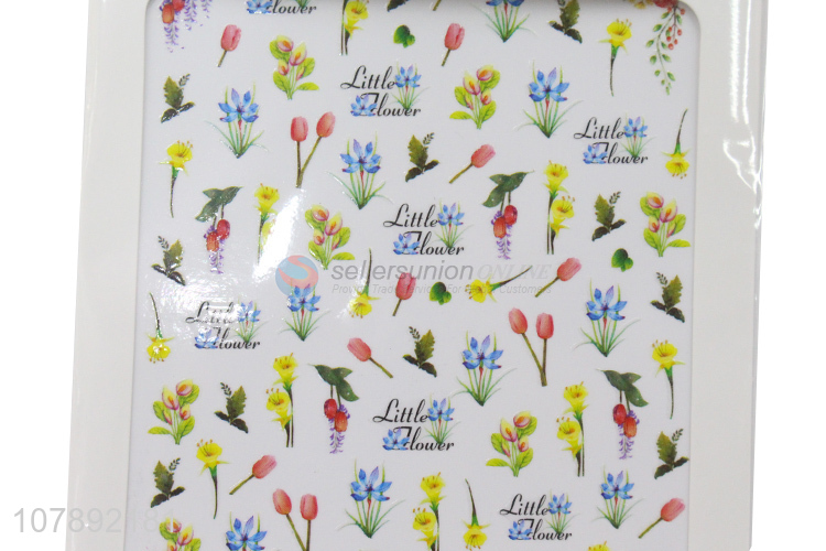 Top selling non-toxic women beauty nail art stickers wholesale