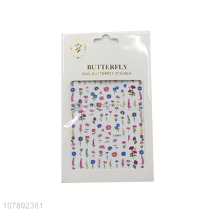 Most popular eco-friendly diy nail wraps nail art stickers wholesale