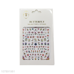 Good quality colourful creative design women nail art stickers
