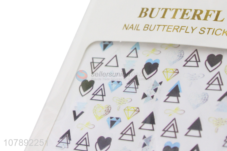 New design decorative women diy nail art wraps nail stickers