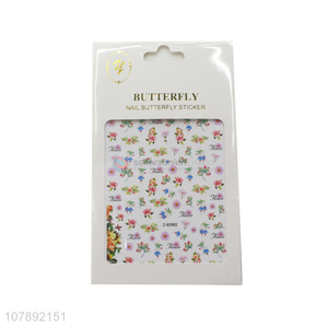 Wholesale from china flower pattern women nail art stickers