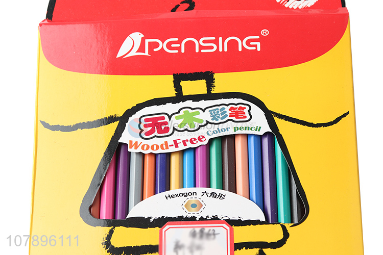 Wholesale from china 24pieces children drawing color pencils