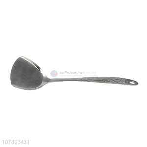 Wholesale silver stainless steel food grade spatula household kitchenware