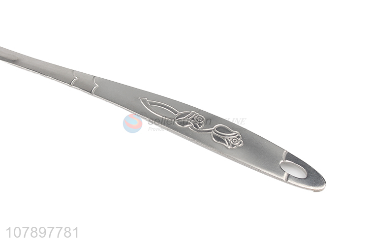 Low price silver stainless steel cooking leak shovel wholesale