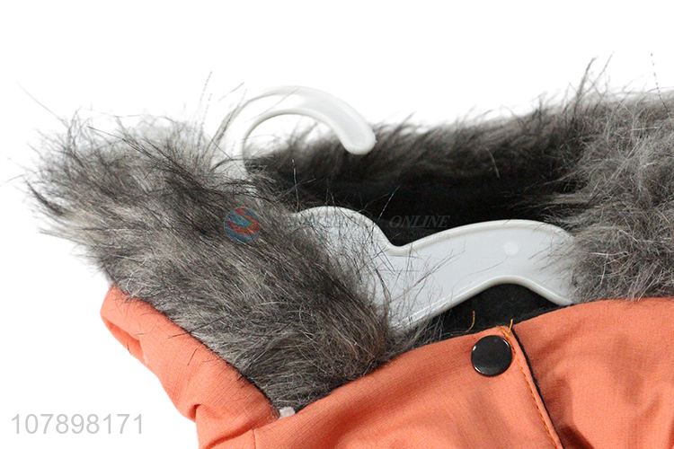 Online wholesale classic style winter dog padded coat dog jacket