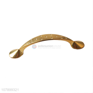 Wholesale golden hollow drawer handle aluminum alloy furniture handle