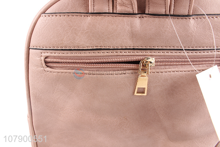 Wholesale Custom Logo PU Leather Backpack Fashion Shoulders Bag